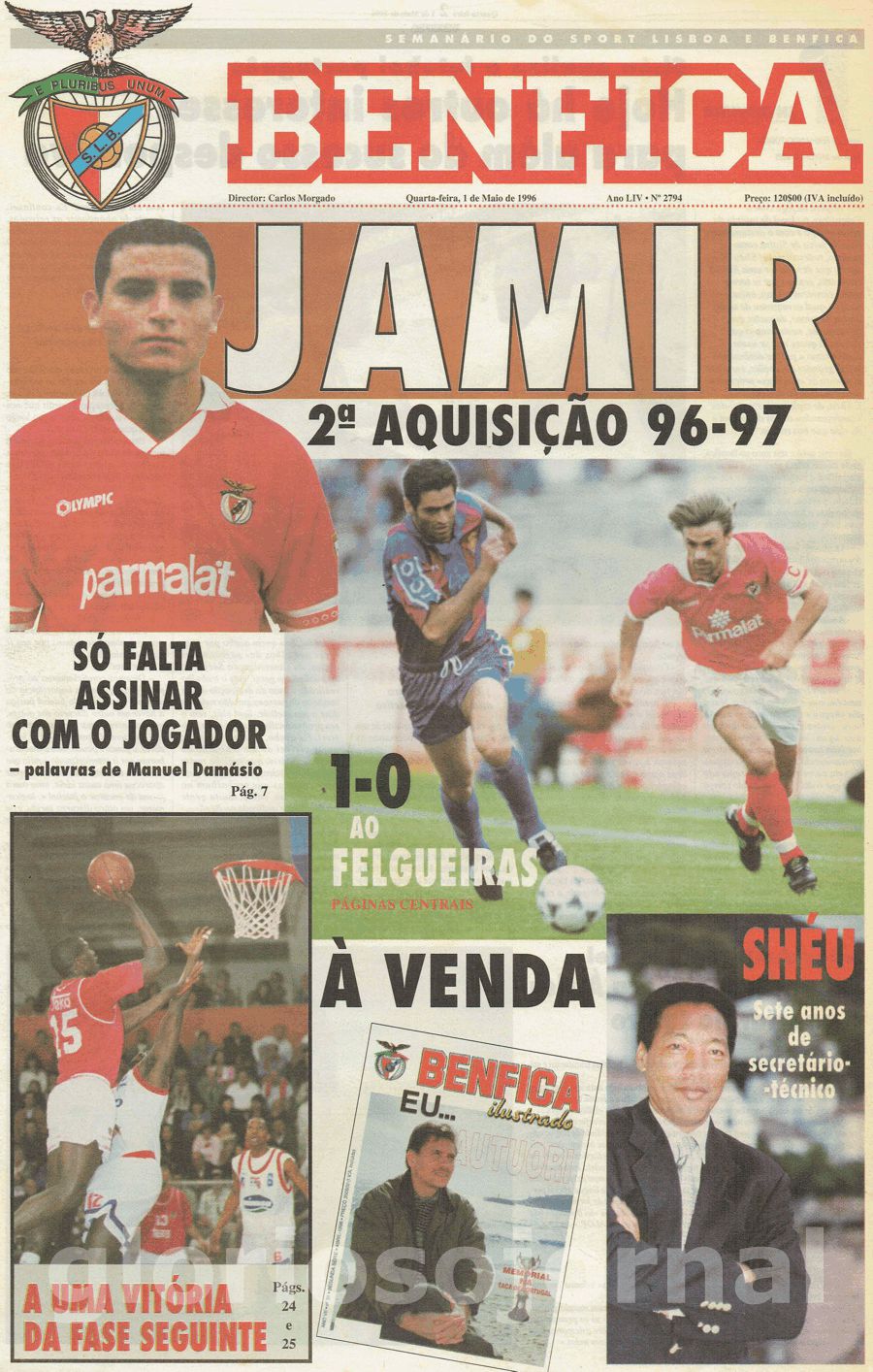 jornal o benfica 2794 1996-05-01